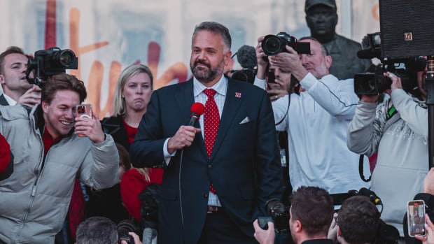 Matt Rhule arrival Memorial Stadium first day